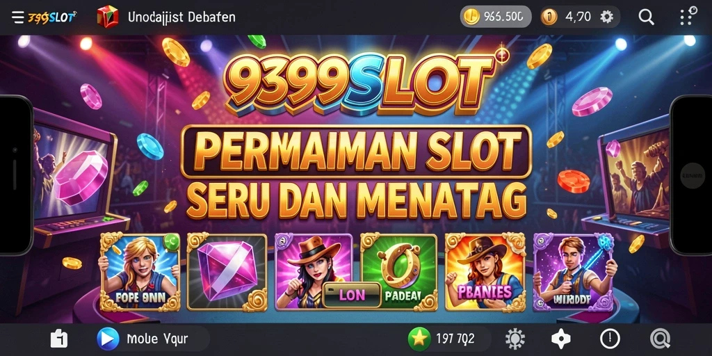Tampilan seru dari gameplay <strong>9399SLOT</strong> dengan berbagai tema slot.