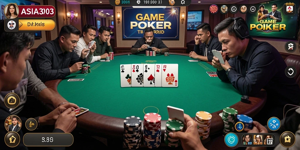 Screenshot <strong>ASIA303</strong> menampilkan pengalaman gameplay Poker yang menarik.