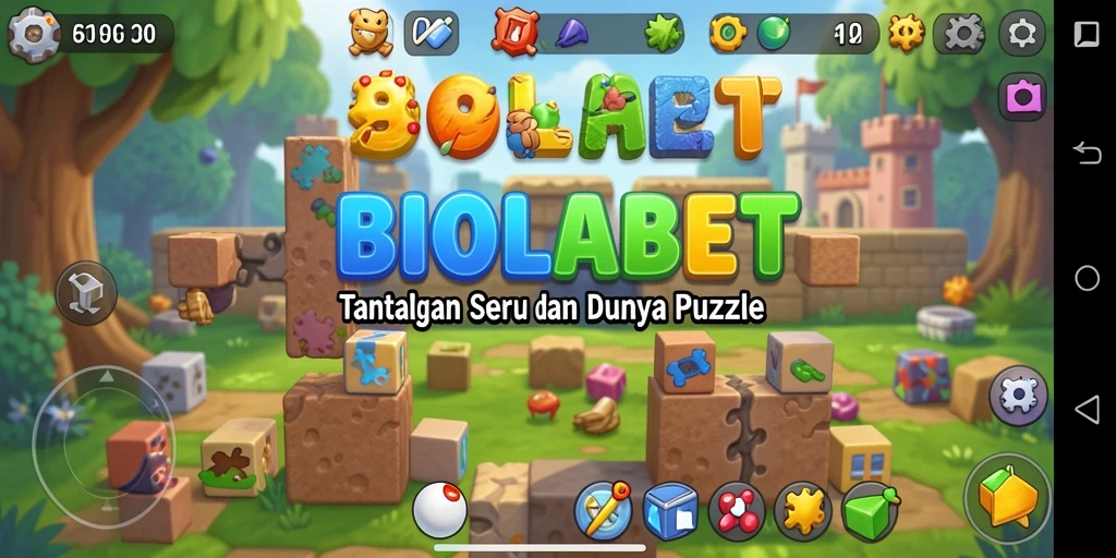 Tampilan gameplay BIOLABET yang menarik dan penuh tantangan Puzzle.