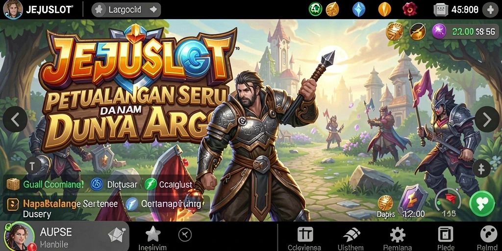 Gameplay mendebarkan dengan aksi seru di JEJUSLOT.