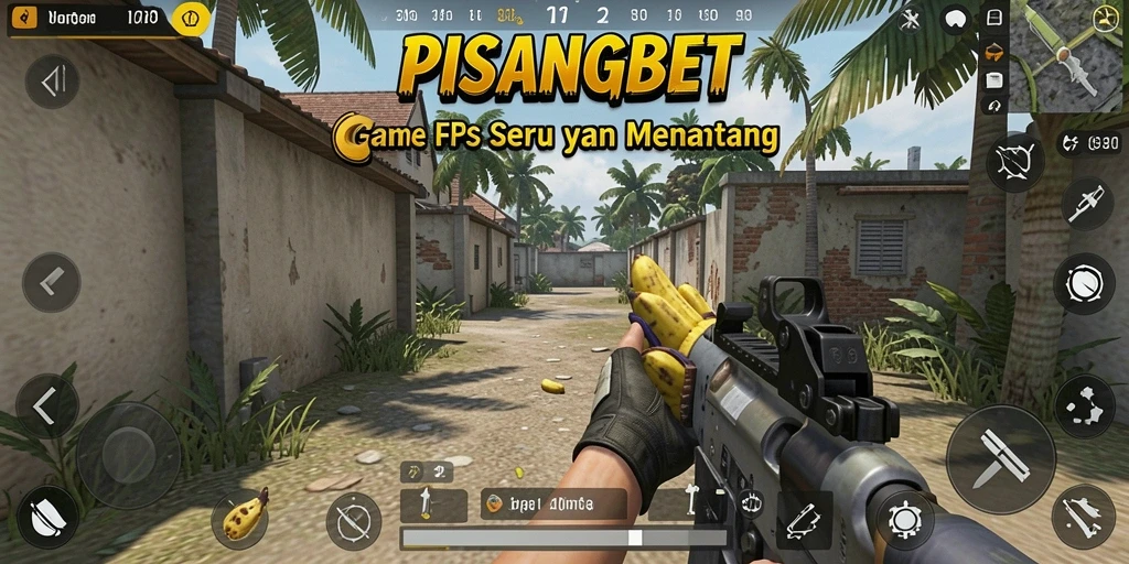 Screenshot gameplay PISANGBET menampilkan aksi tembak-menembak yang mendebarkan.