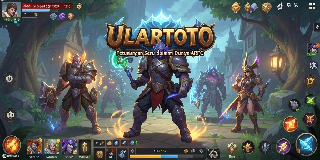 Tampilan menarik dari gameplay ARPG ULARTOTO.