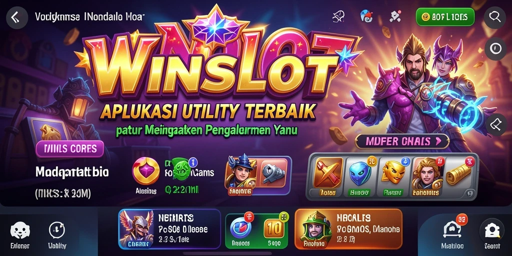 Tampilan antarmuka WINSLOT yang menarik dan fungsional.